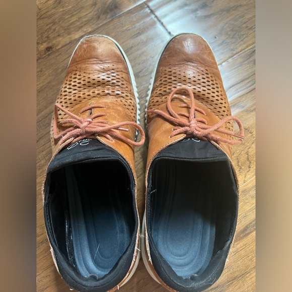 Men’s Cole Haan 2.ZERØGRAND Leather Laser Cut Wingtip Oxfords - Picture 4 of 4